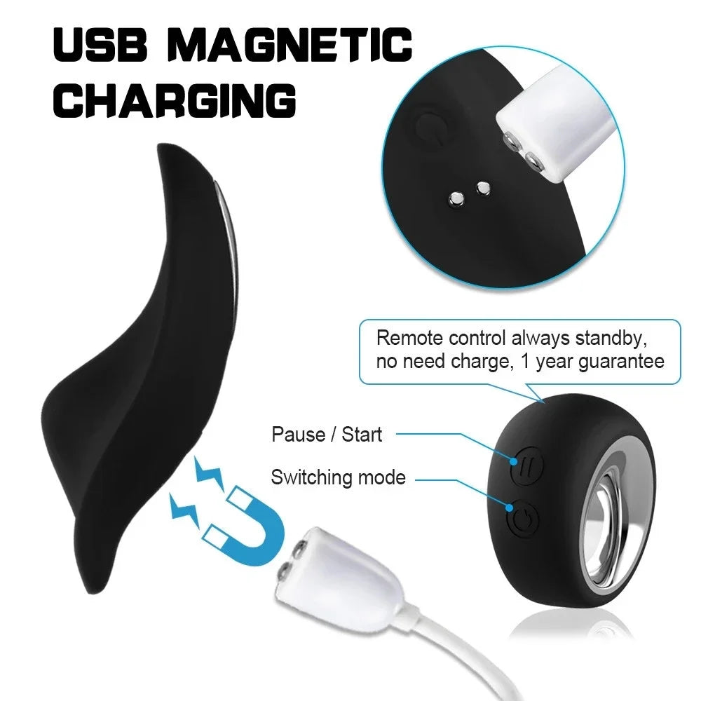 Butterfly Clitoral Stimulator (No sound and wearable)